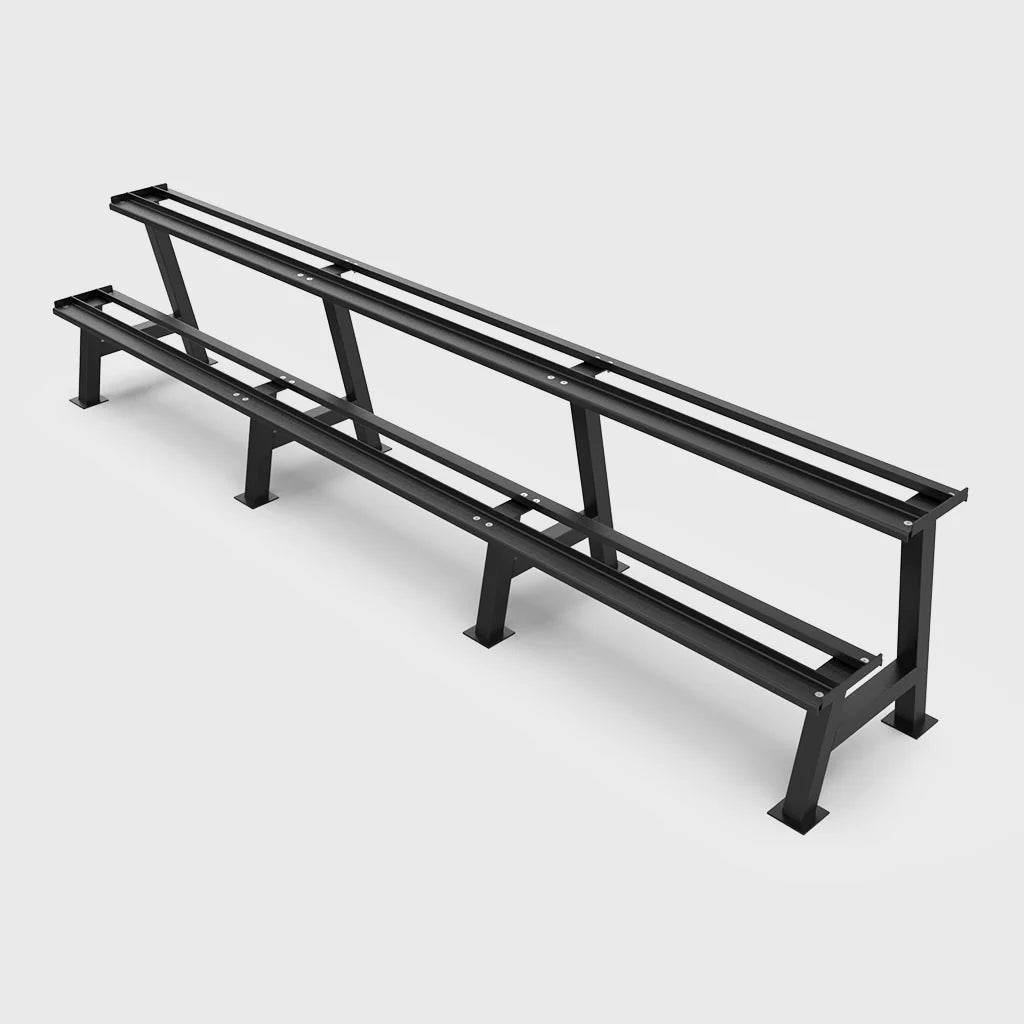 2 tier hex dumbbell rack to suit 2.5-40kg set