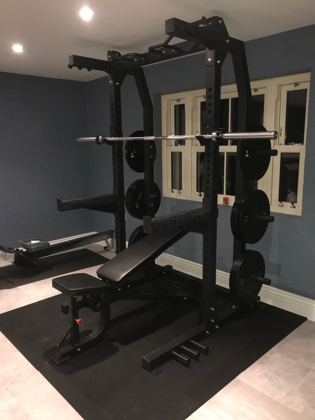 Half rack deluxe package (squat rack)
