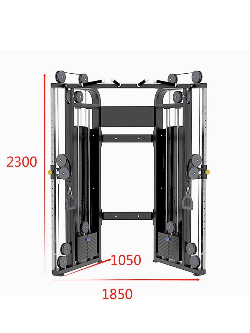 Dual Adjustable Pulley/ Functional Trainer